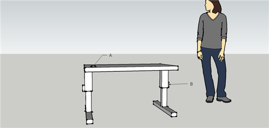 A computer generated scale model of a student invention.