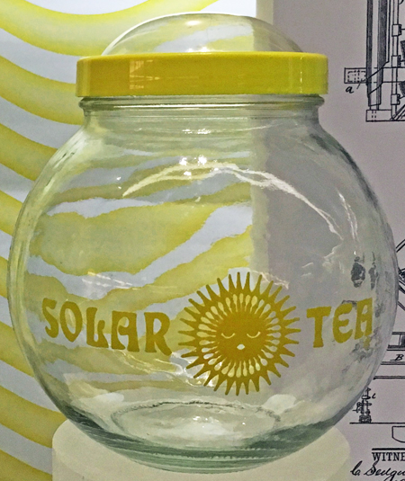 Solar tea maker, around 1983