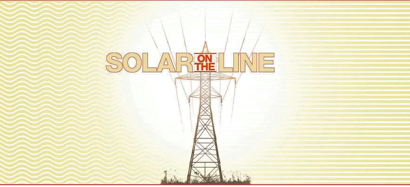 Solar on the Line exhibition title graphic