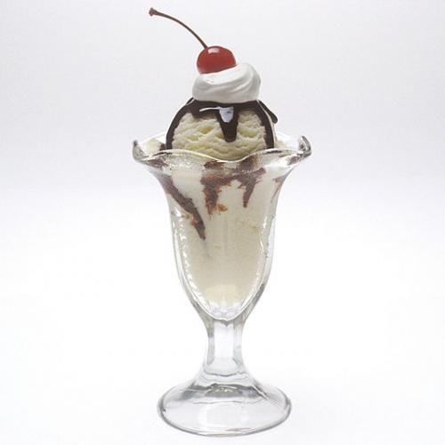 Stock photo of ice cream sundae