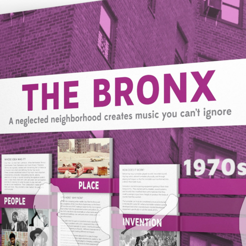 Rendering of the Bronx section of Places of Invention