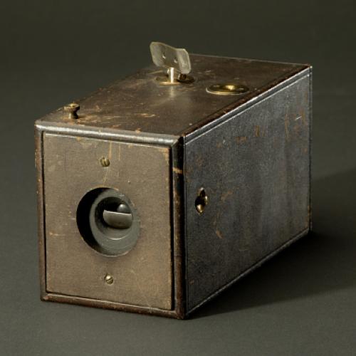 An original Kodak camera in the collections at the National Museum of American History