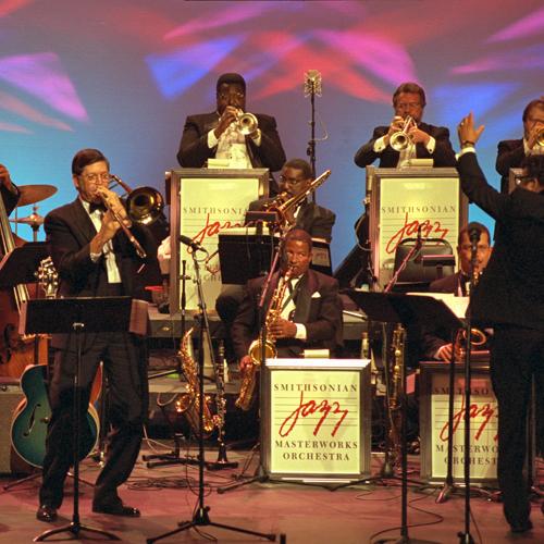 Smithsonian Jazz Masterworks Orchestra performing in 1997